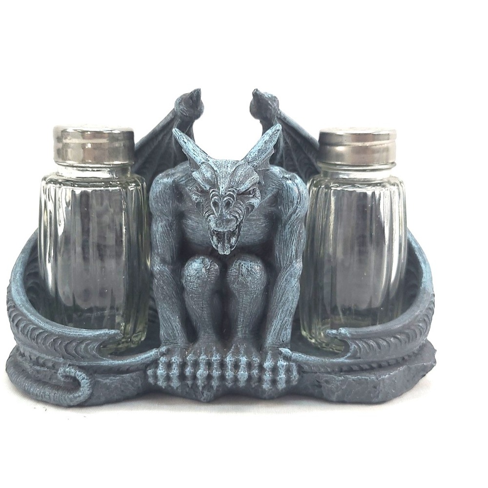 Collectible Gargoyle Salt and Pepper Shakers The Keeper of the Spice